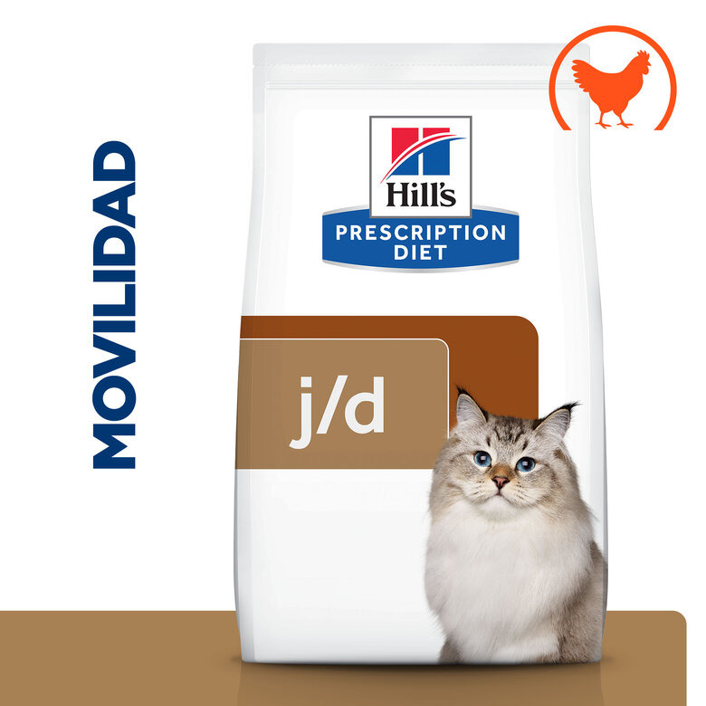 Hill's Prescription Diet Mobility j/d pienso para gatos, , large image number null